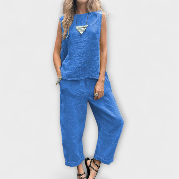 Jennifer - Relaxed Cotton-Linen Outfit