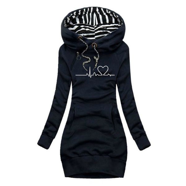 Mila - Cozy Cat Hoodie Dress