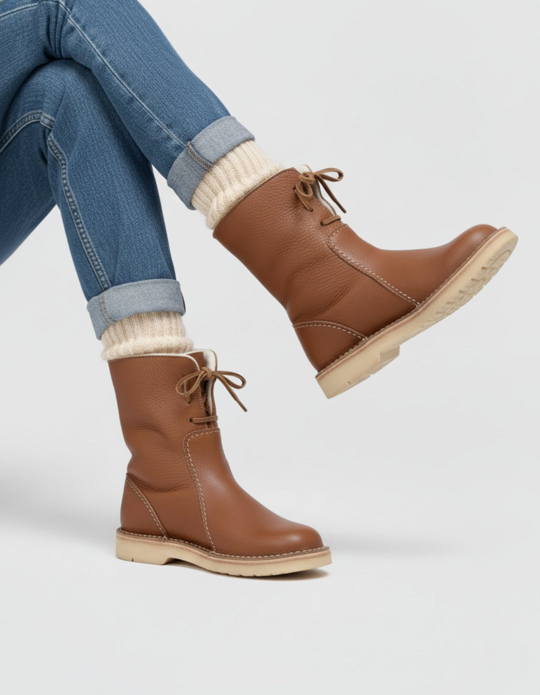 Heritage Shearling Leather Boots