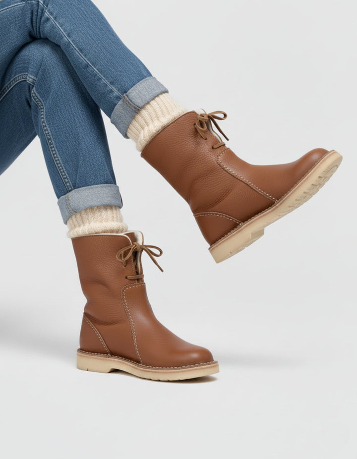 Heritage Shearling Leather Boots