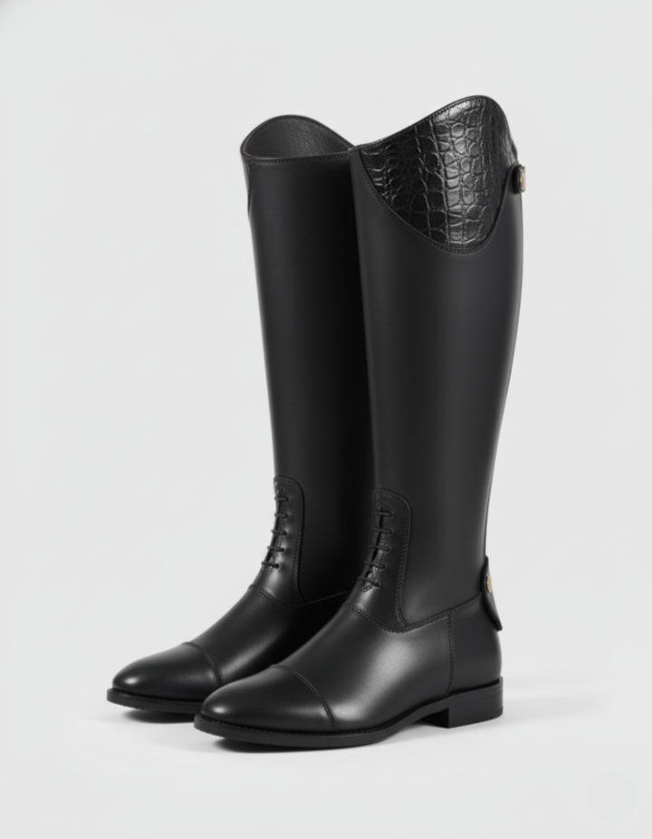 Heritage Croc Accent Tall Boots