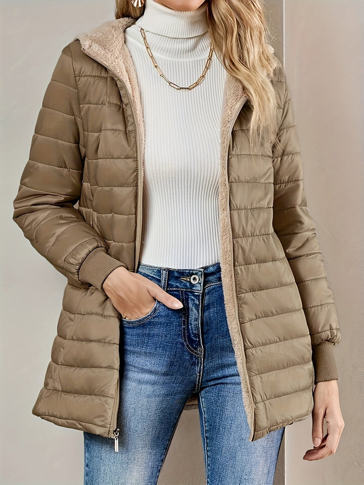 Clara - Warm Winter Hooded Puffer Jacket