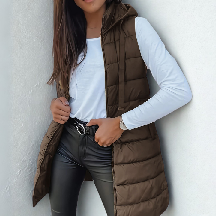 Rain - Long Puffer Vest