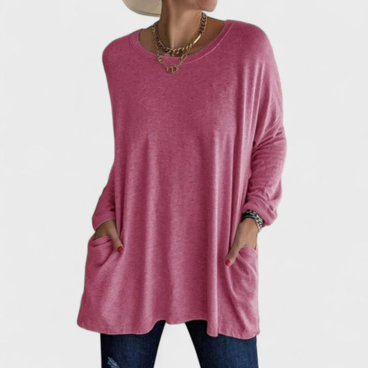 Moira – Relaxed Long-Sleeve Top