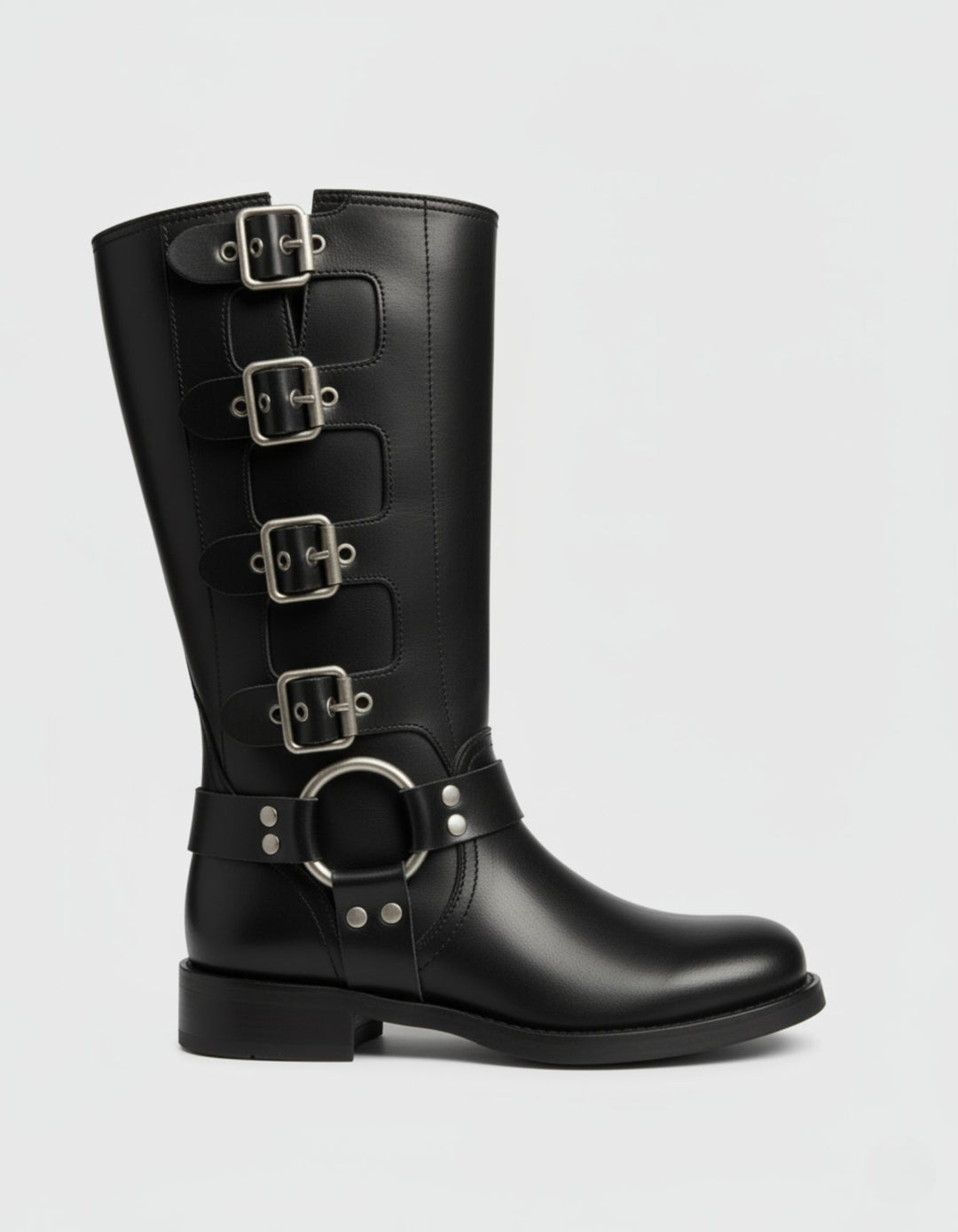 Heritage Leather Buckle Boot