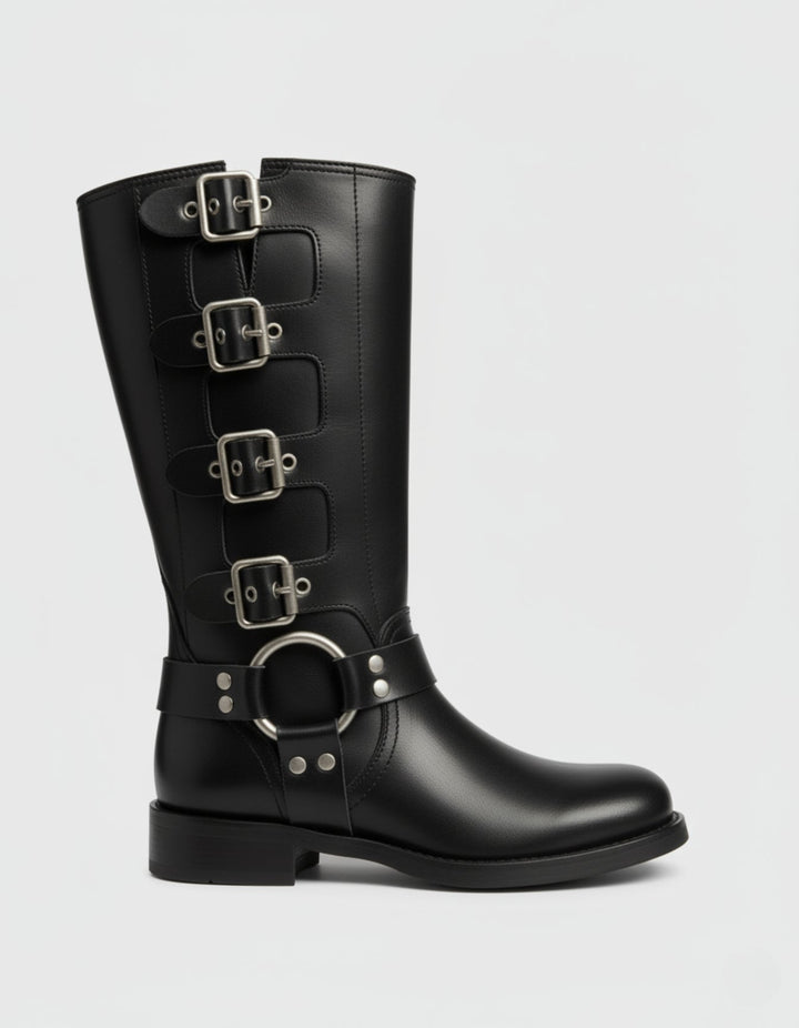 Heritage Leather Buckle Boot