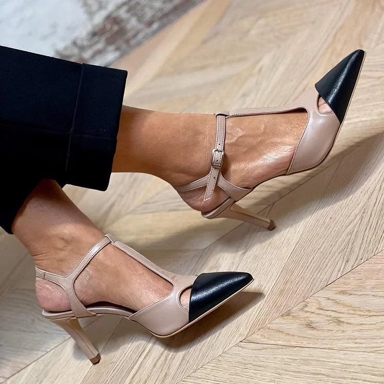 Evrardine™ | Bicolored Pointed Pump