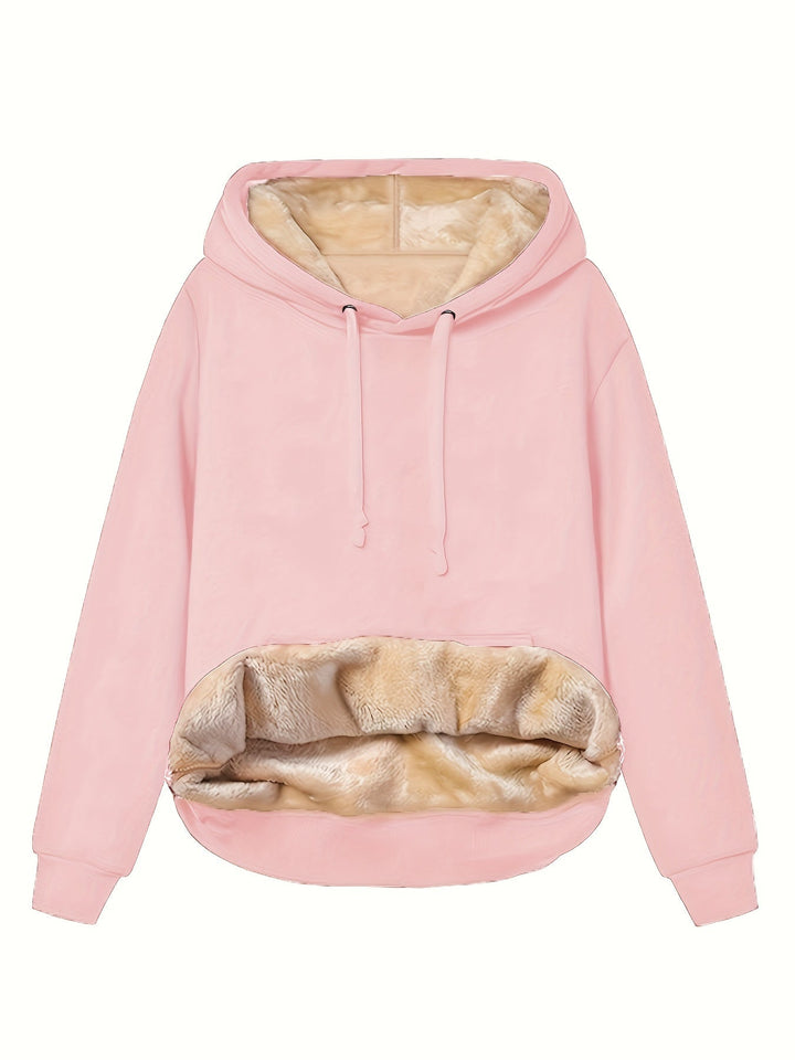 Clara - Winter Pullover Cozy Hoodie with Plush Pocket