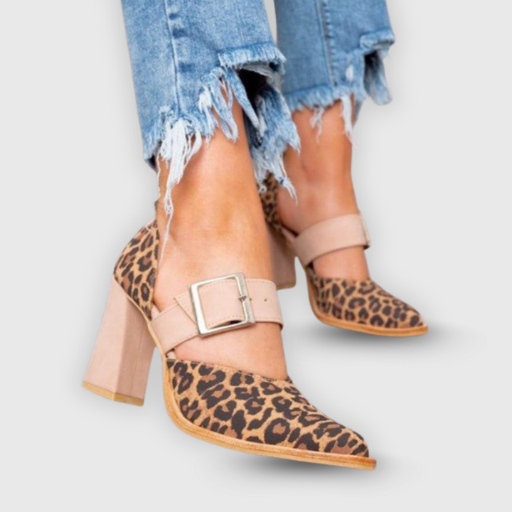 Alena™ | High Heel in Suede Look