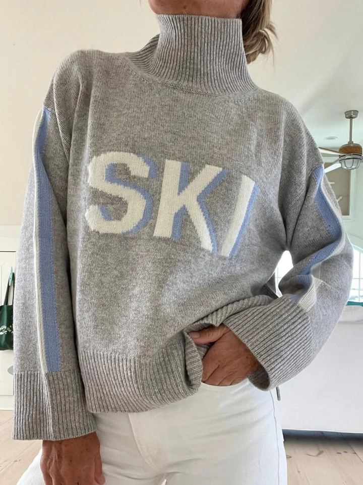 Allison | Stylish Cashmere Ski Sweater in Retro Style