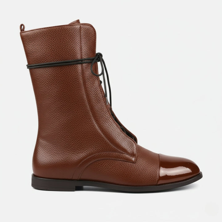 Heritage Leather Lace-Up Boots