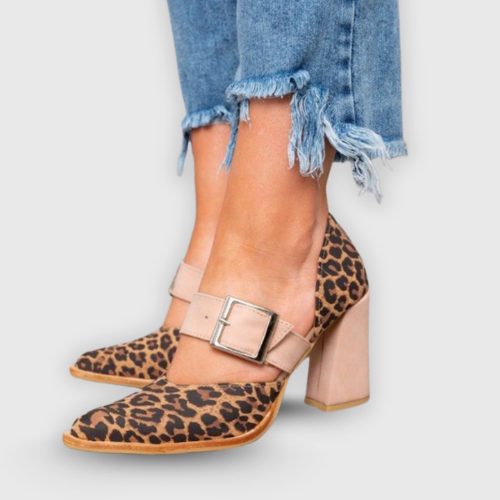 Alena™ | High Heel in Suede Look