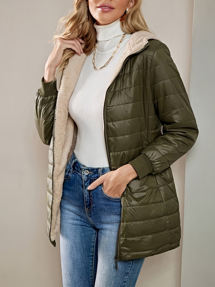 Clara - Warm Winter Hooded Puffer Jacket