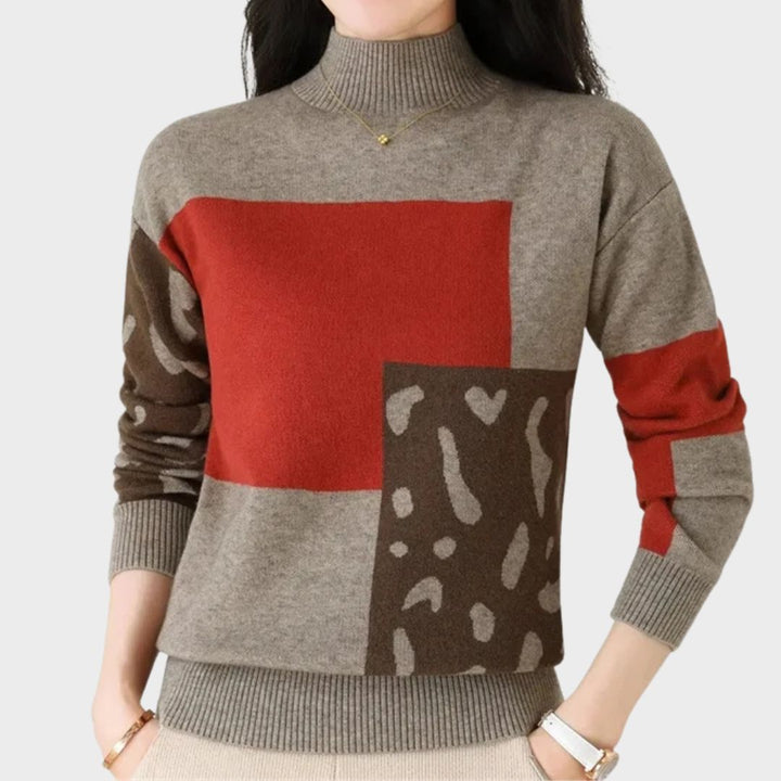 Hayden Teresina H. | Comfortable High Collar Sweater