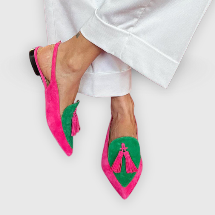 Rosalia™ | Fringe Ballerina with Ankle Strap