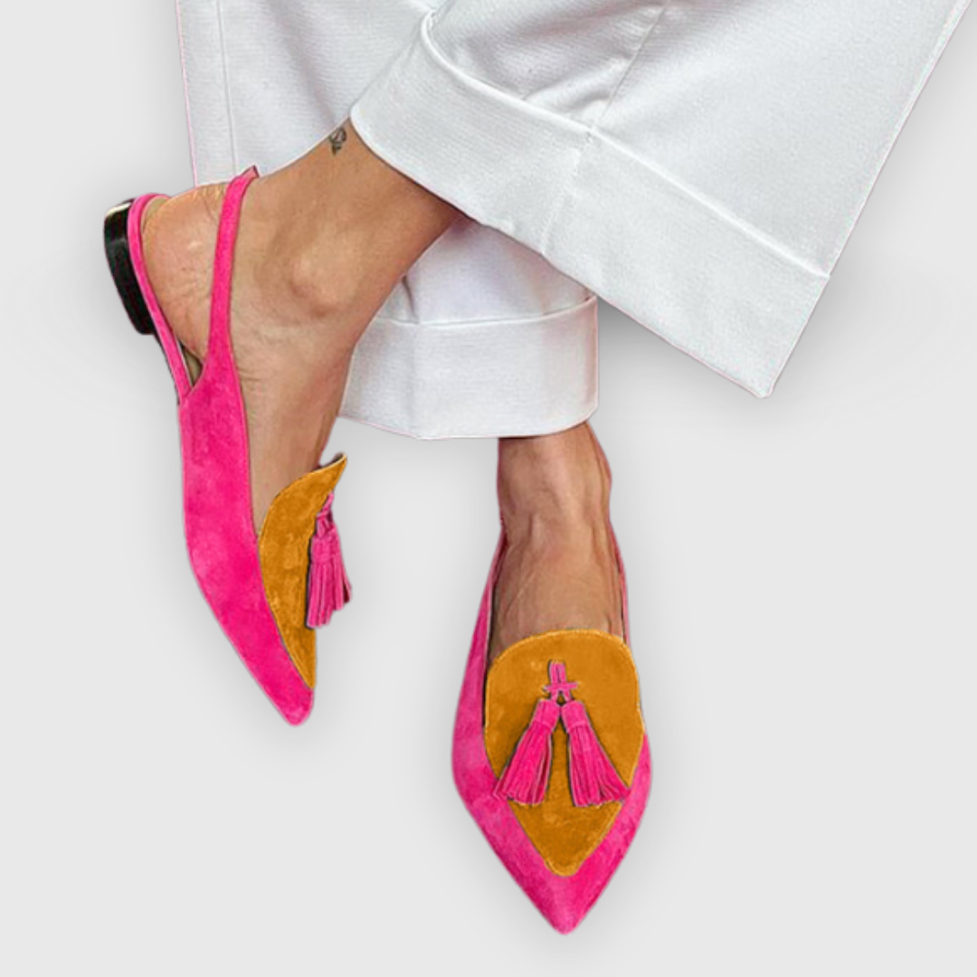 Rosalia™ | Fringe Ballerina with Ankle Strap