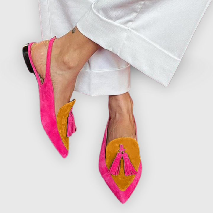 Rosalia™ | Fringe Ballerina with Ankle Strap