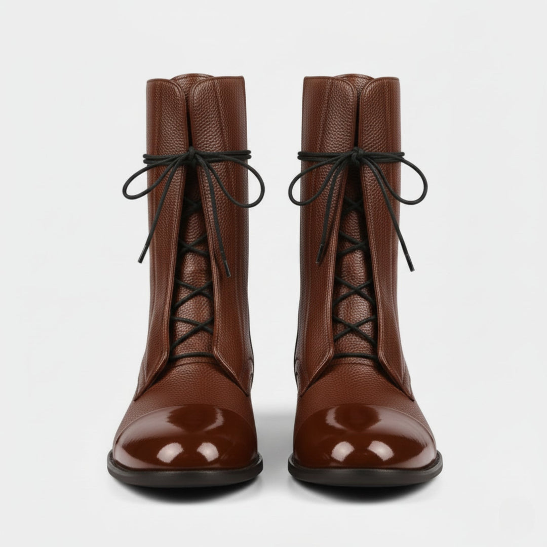 Heritage Leather Lace-Up Boots