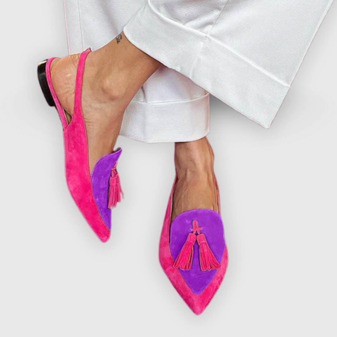 Rosalia™ | Fringe Ballerina with Ankle Strap