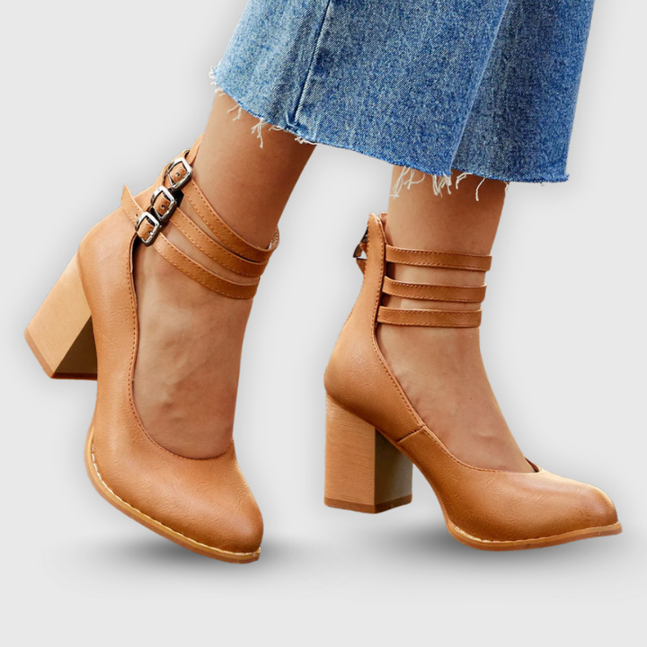 Carol™ | Minimalist Sandal with Block Heel