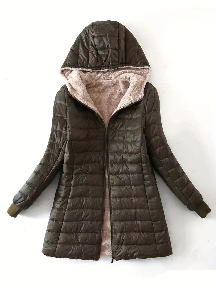 Clara - Warm Winter Hooded Puffer Jacket