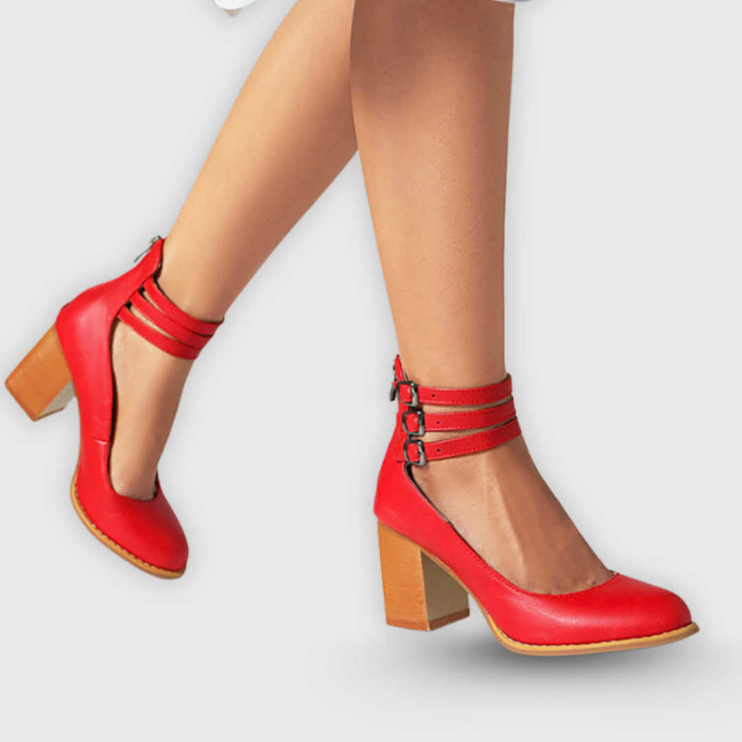 Carol™ | Minimalist Sandal with Block Heel