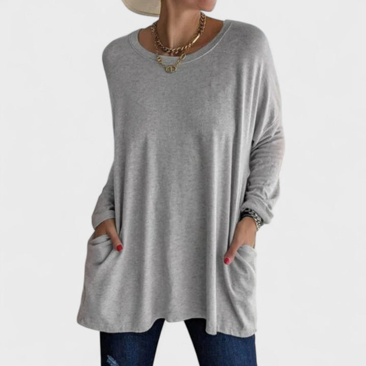 Moira – Relaxed Long-Sleeve Top