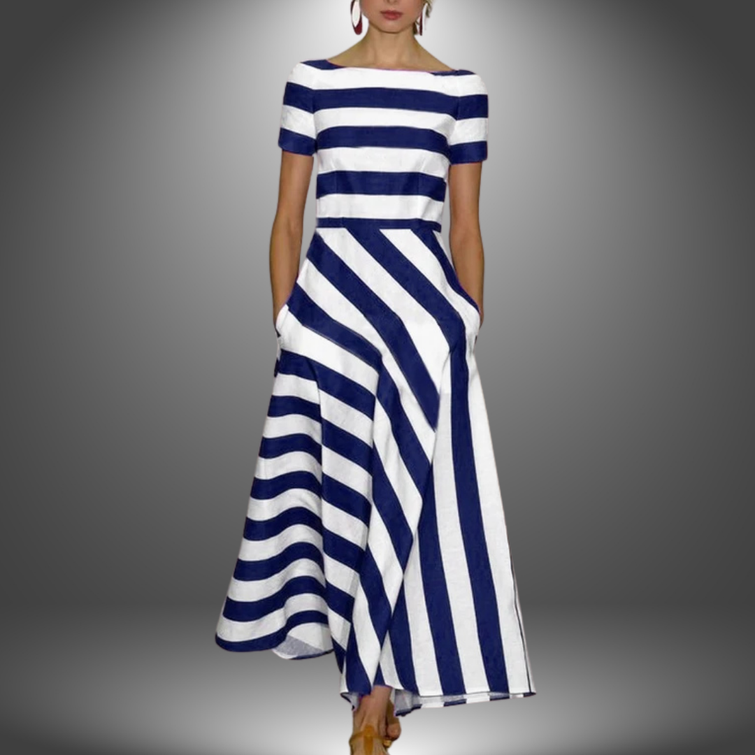 Hayden Aria | Light & Fluid Stripe Dress