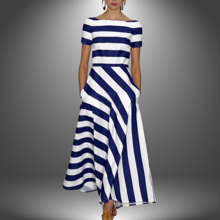 Hayden Aria | Light & Fluid Stripe Dress