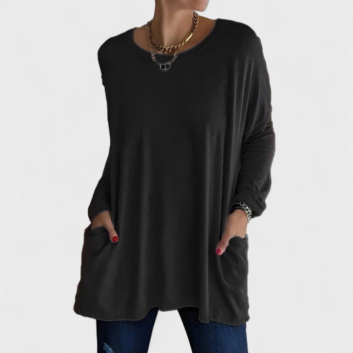 Moira – Relaxed Long-Sleeve Top