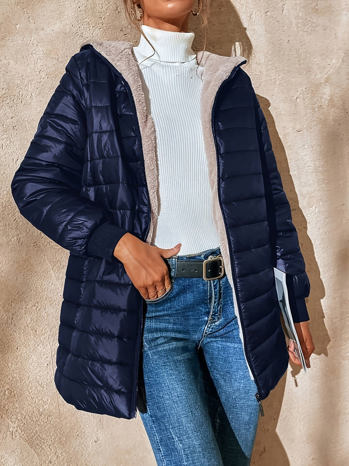 Clara - Warm Winter Hooded Puffer Jacket