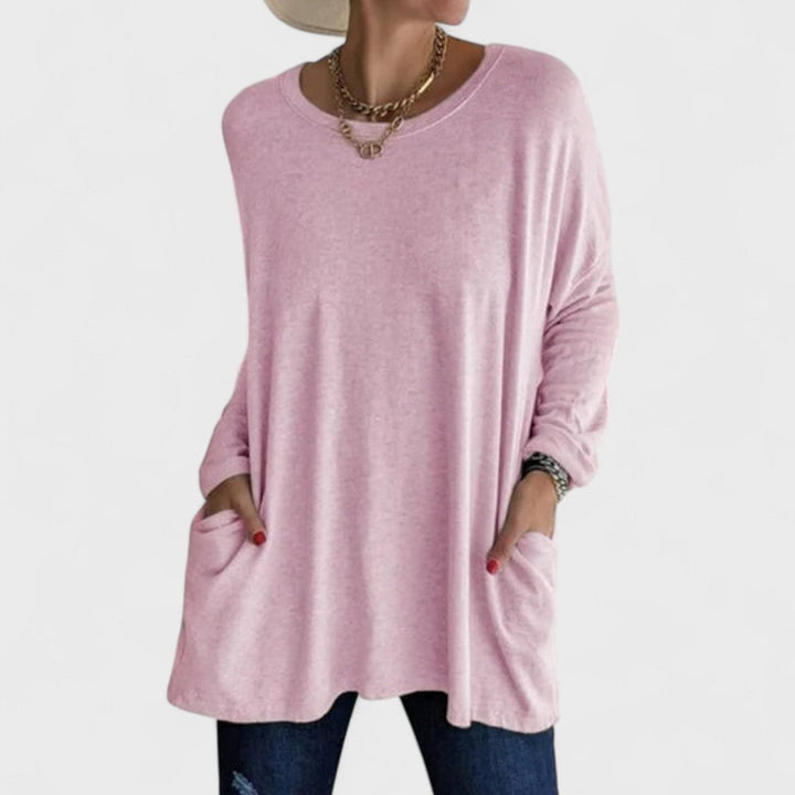 Moira – Relaxed Long-Sleeve Top