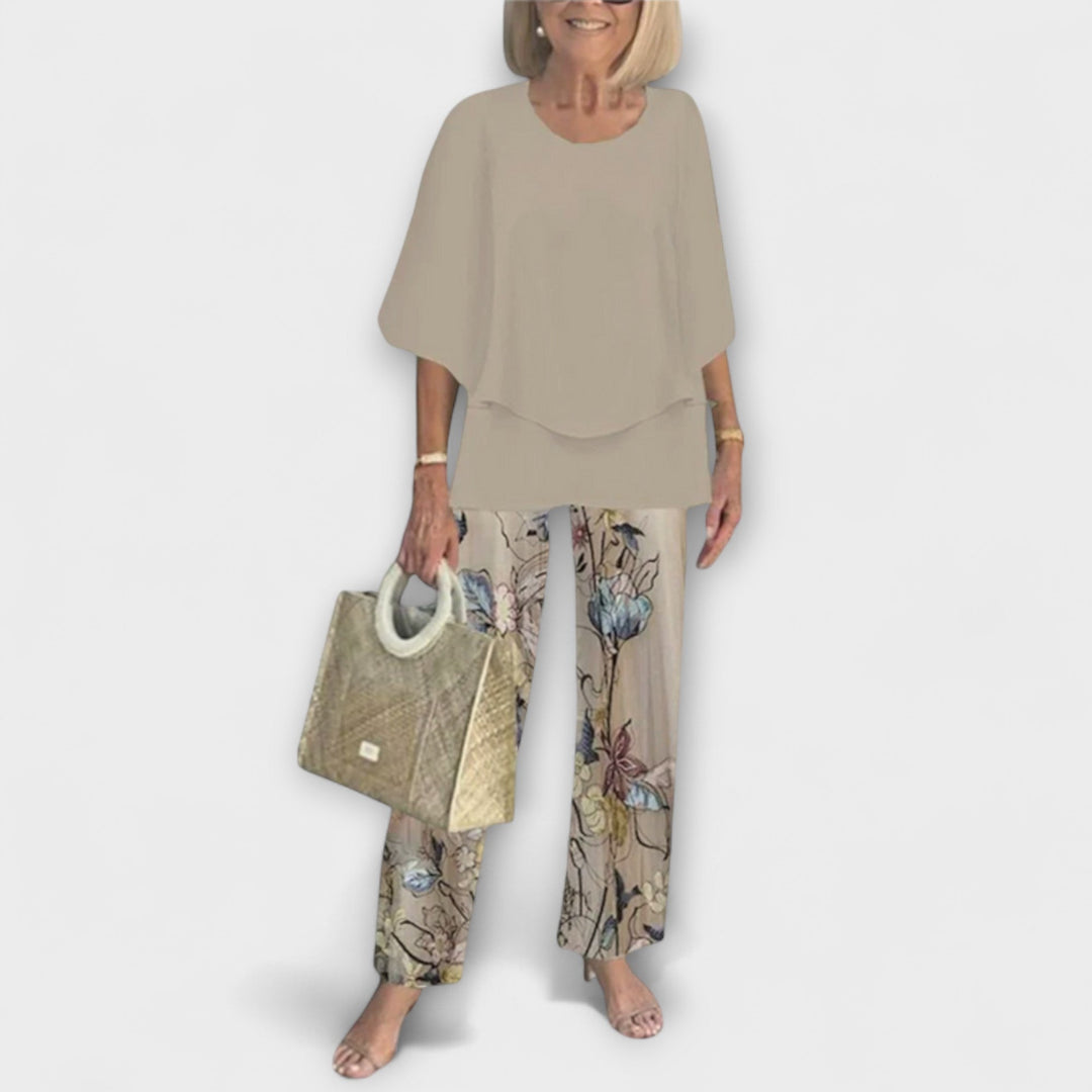 Rosamund - Modern Set with Comfortable Blouse and Pants