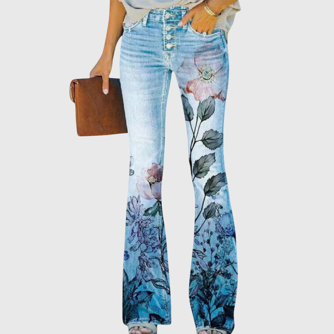 Clara | Floral Print Pants