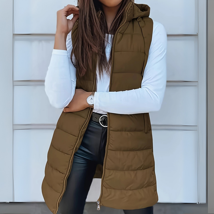 Rain - Long Puffer Vest