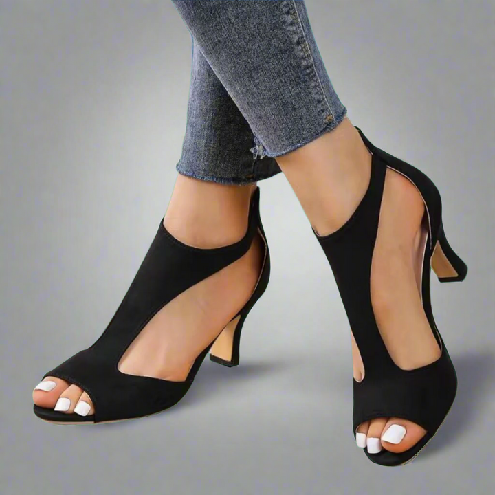 Heidrun™ | Elegant and Comfortable Heeled Sandals