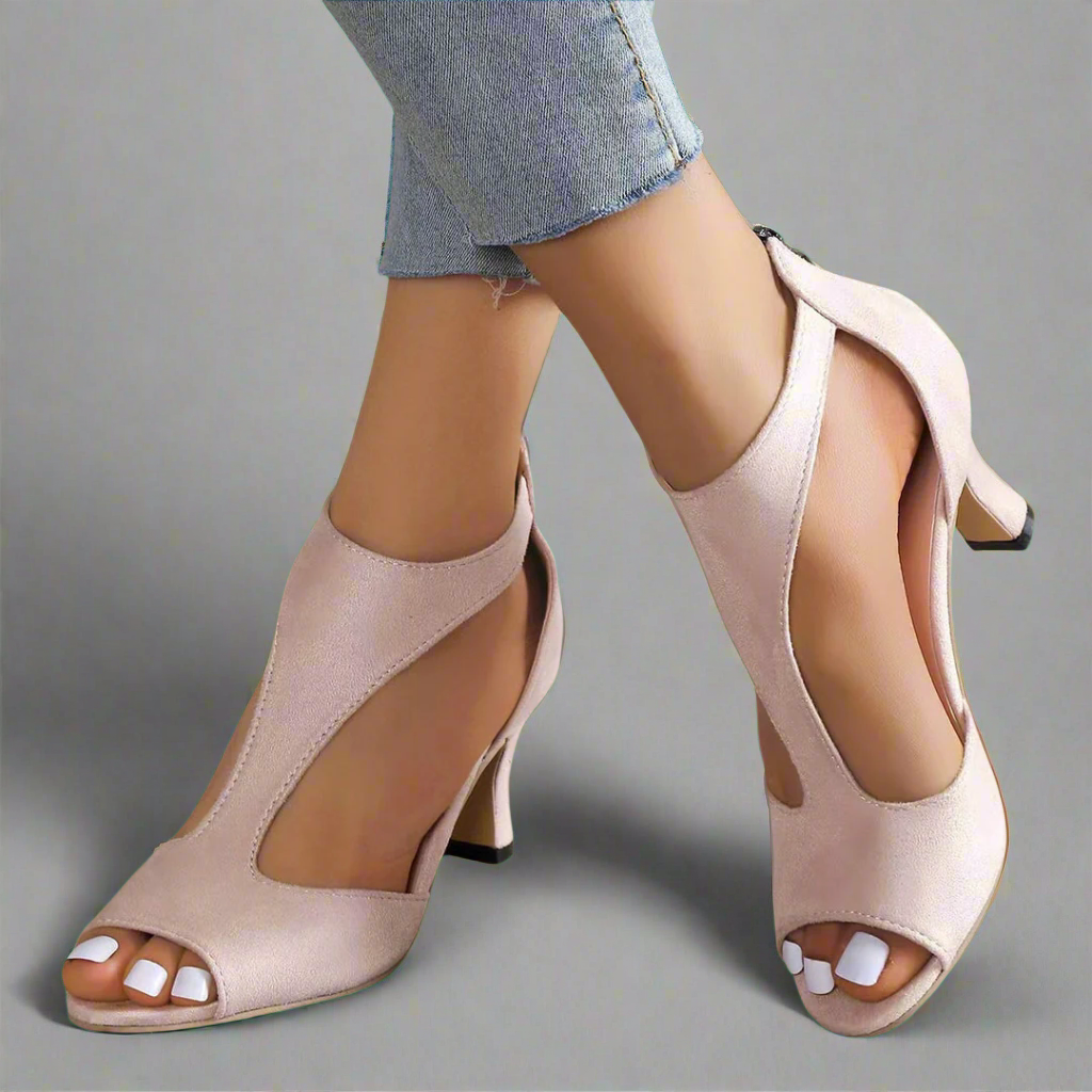 Heidrun™ | Elegant and Comfortable Heeled Sandals