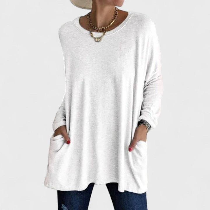 Moira – Relaxed Long-Sleeve Top