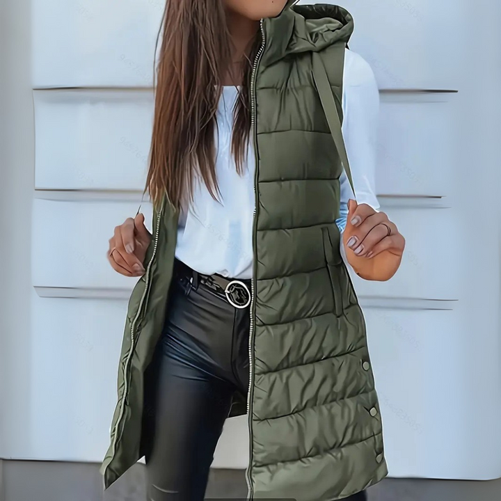 Rain - Long Puffer Vest