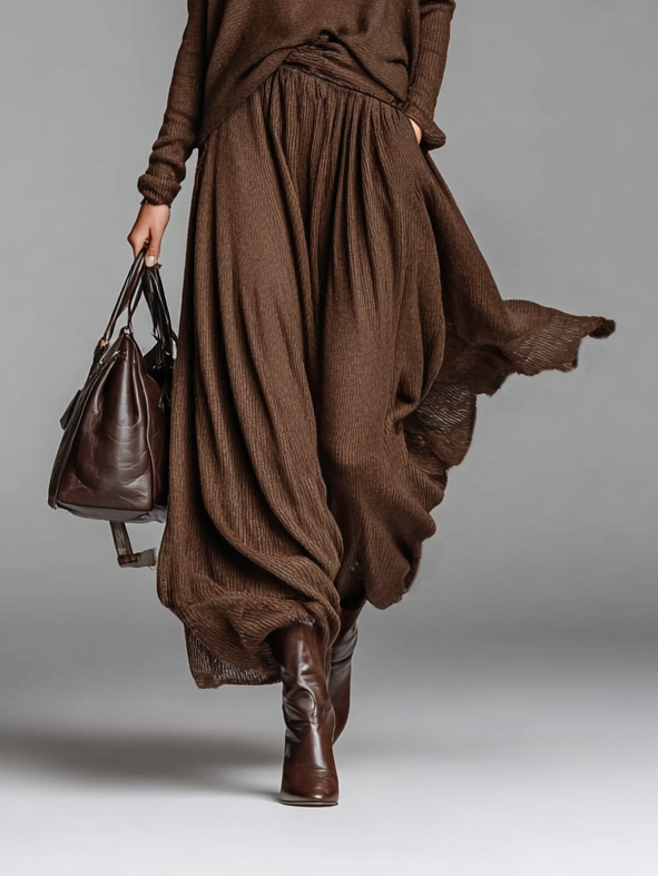 Knit Sweater and Skirt Set