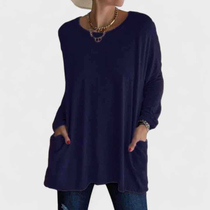 Moira – Relaxed Long-Sleeve Top