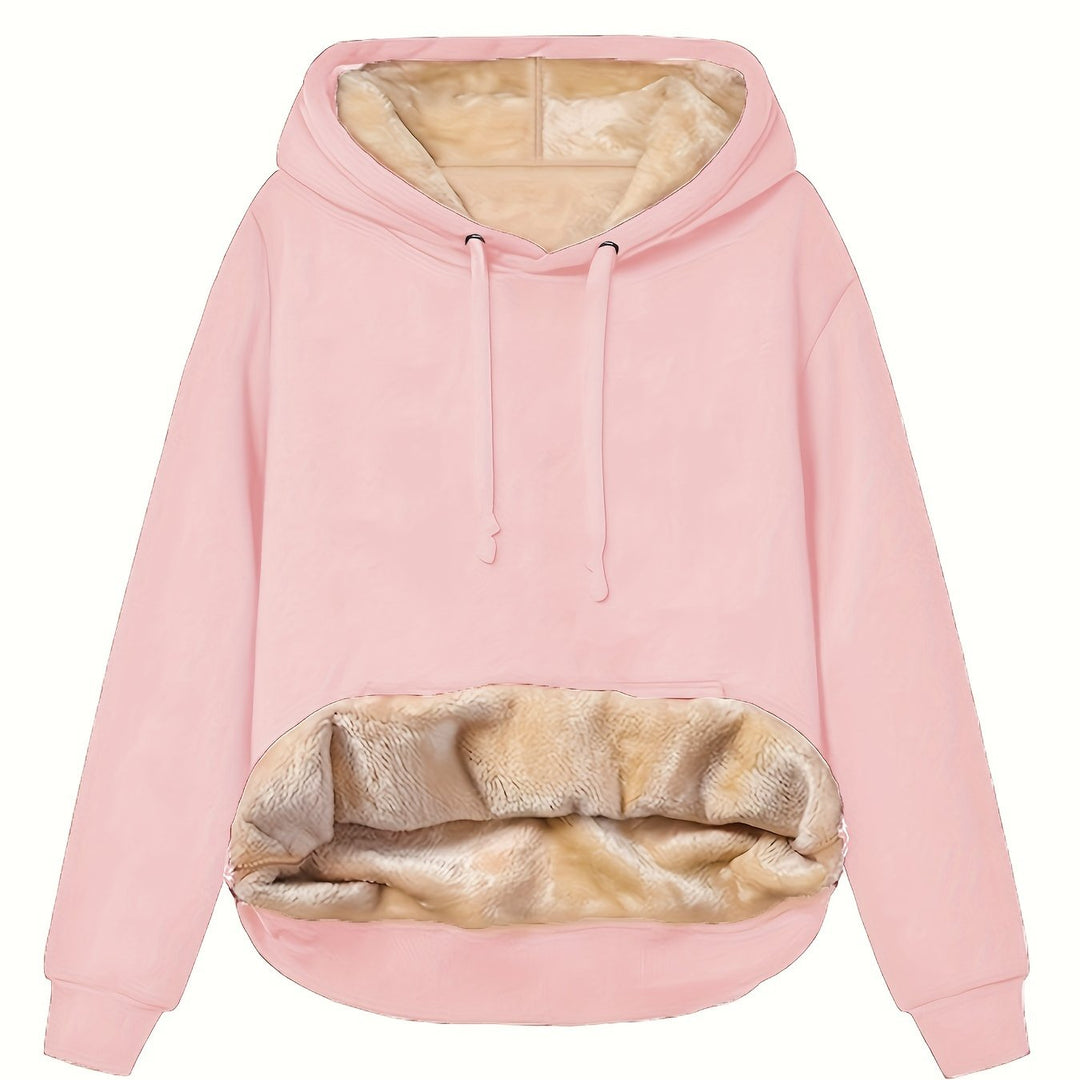 Clara - Winter Pullover Cozy Hoodie with Plush Pocket