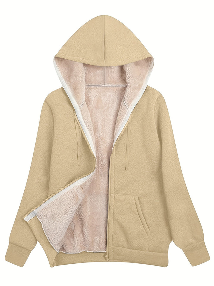 Luna - Warm Zip-Up Jacket with Hood