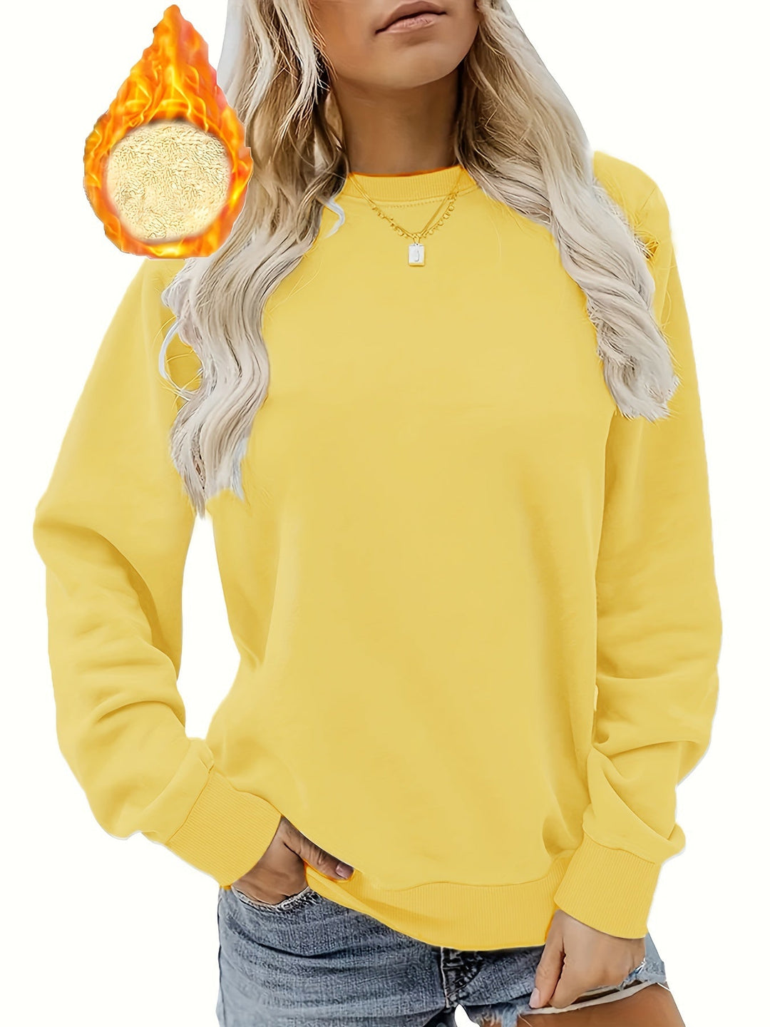 Mila - Winter Pullover Thermal Sweatshirt