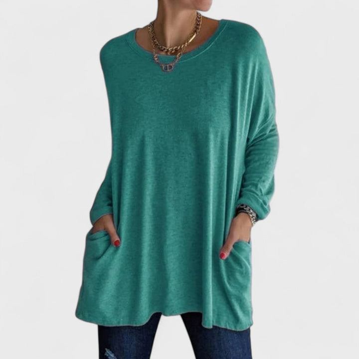 Moira – Relaxed Long-Sleeve Top