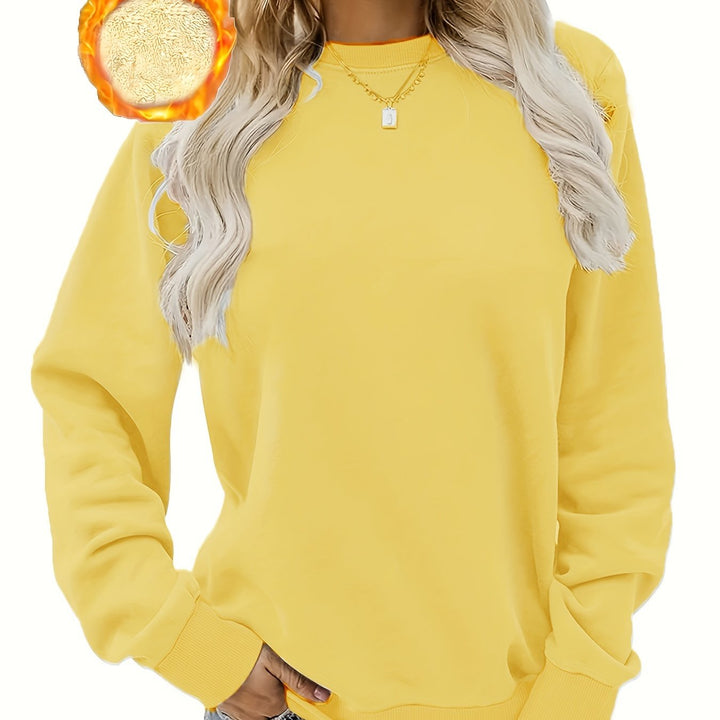 Mila - Winter Pullover Thermal Sweatshirt