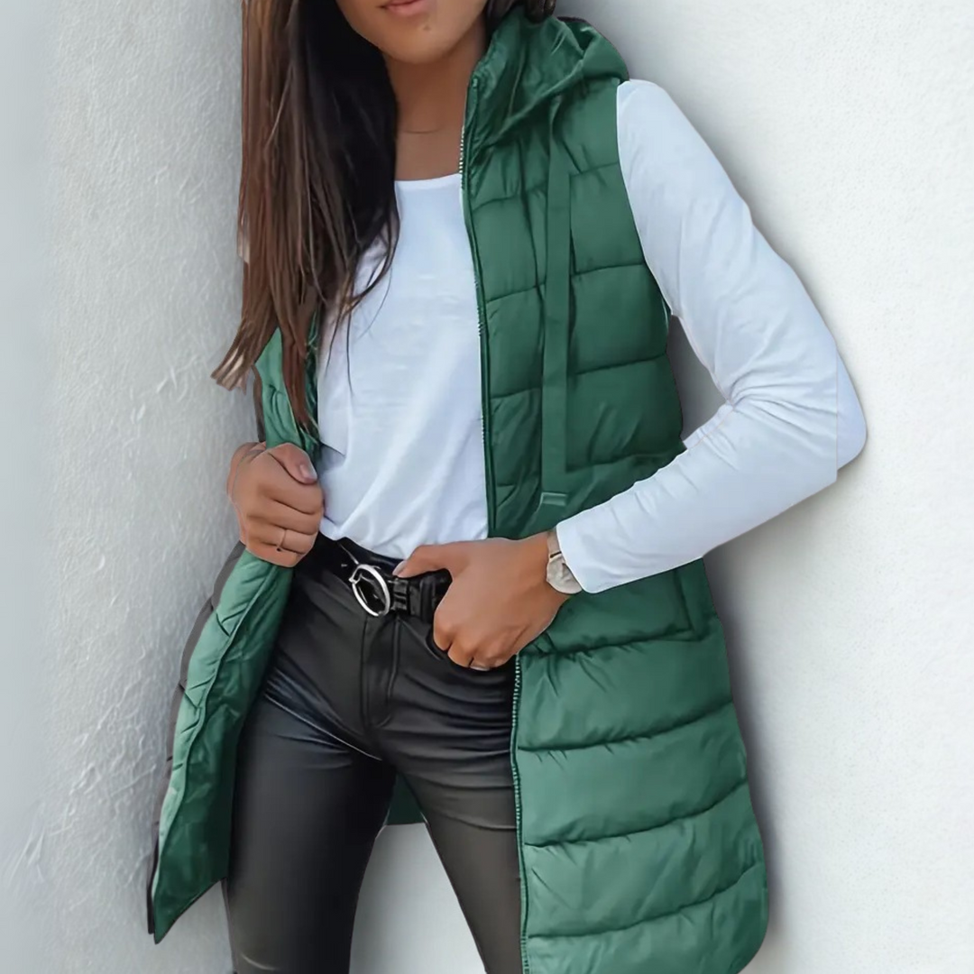 Rain - Long Puffer Vest