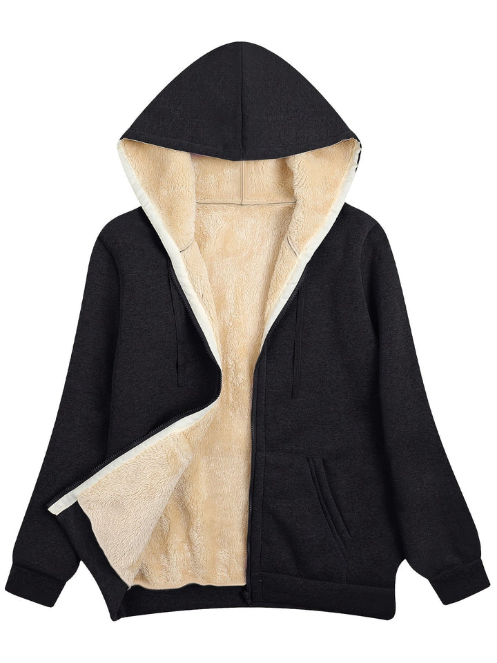 Luna - Warm Zip-Up Jacket with Hood