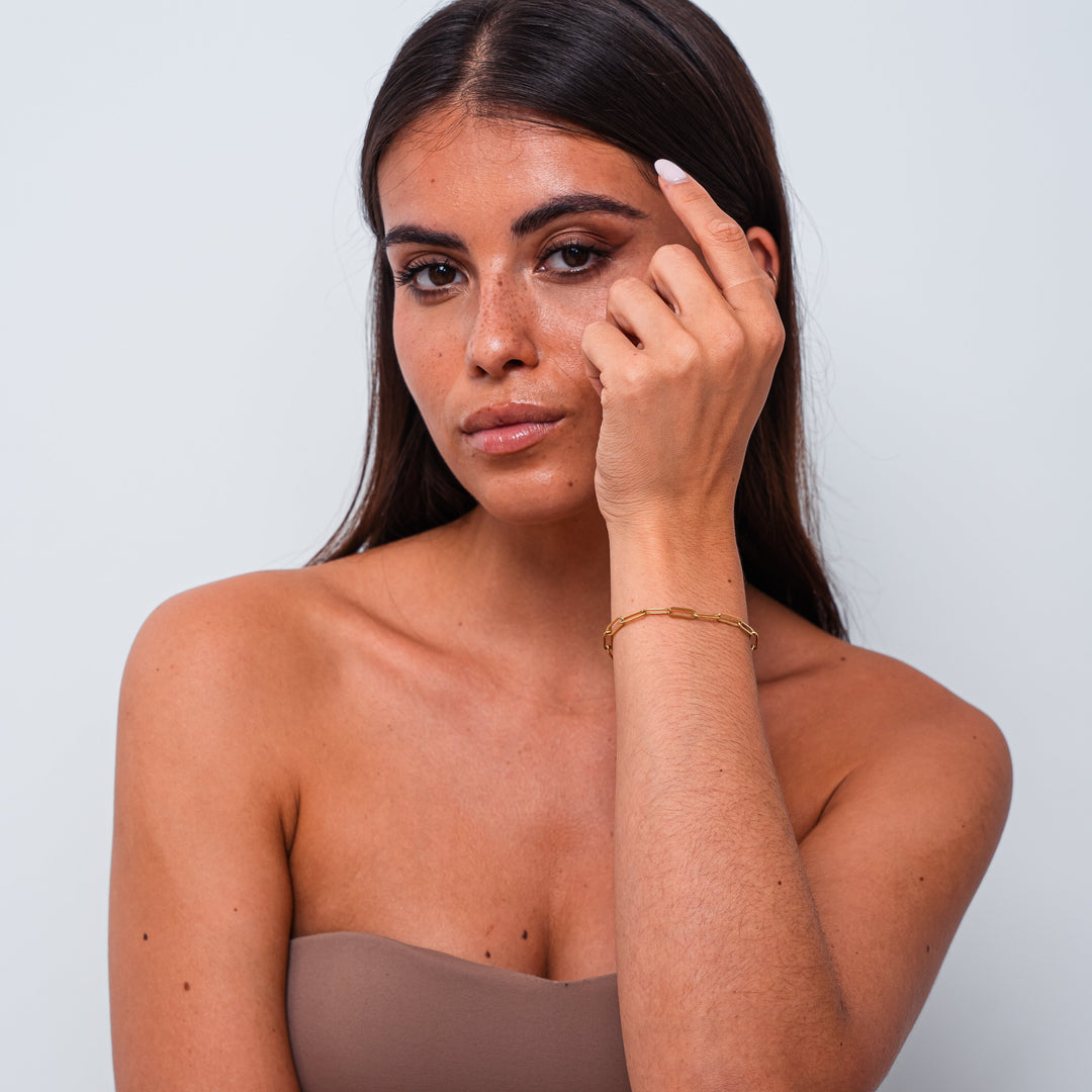 Metal Paperclip Bracelet