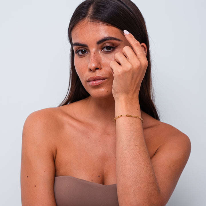 Metal Paperclip Bracelet